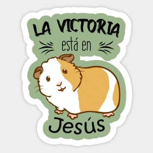 La victoria está en Jesús Sticker